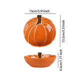 Maxbell Halloween Pumpkin Tableware Ceramic Dishware for Home Kitchen Evening Events Bowl