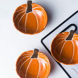 Maxbell Halloween Pumpkin Tableware Ceramic Dishware for Home Kitchen Evening Events Plate