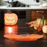 Maxbell Halloween Pumpkin Tableware Ceramic Dishware for Home Kitchen Evening Events Plate