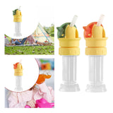 Maxbell 2 in 1 Water Bottle Straw Cap Water Bottle Straw Lid for Infants Kids Adults Green