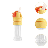 Maxbell 2 in 1 Water Bottle Straw Cap Water Bottle Straw Lid for Infants Kids Adults Red