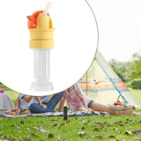 Maxbell 2 in 1 Water Bottle Straw Cap Water Bottle Straw Lid for Infants Kids Adults Red