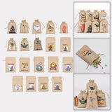 Maxbell Halloween Gift Bag Snack Goodie Bag for Festival Party Supplies Thanksgiving Style A