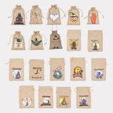 Maxbell Halloween Gift Bag Snack Goodie Bag for Festival Party Supplies Thanksgiving Style A