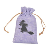 Maxbell Halloween Burlap Gift Bags with Drawstring for Wedding Birthday Thanksgiving Style C