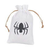 Maxbell Halloween Burlap Gift Bags with Drawstring for Wedding Birthday Thanksgiving Style D