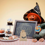 Maxbell Halloween Burlap Gift Bags with Drawstring for Wedding Birthday Thanksgiving Style E