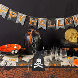 Maxbell Halloween Burlap Gift Bags with Drawstring for Wedding Birthday Thanksgiving Style F