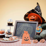 Maxbell Halloween Burlap Gift Bags with Drawstring for Wedding Birthday Thanksgiving Style G