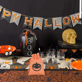 Maxbell Halloween Burlap Gift Bags with Drawstring for Wedding Birthday Thanksgiving Style H