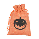 Maxbell Halloween Burlap Gift Bags with Drawstring for Wedding Birthday Thanksgiving Style H