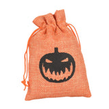 Maxbell Halloween Burlap Gift Bags with Drawstring for Wedding Birthday Thanksgiving Style H
