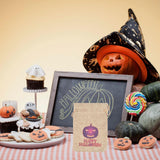 Maxbell Halloween Burlap Gift Bags with Drawstring for Wedding Birthday Thanksgiving Style K