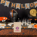 Maxbell Halloween Burlap Gift Bags with Drawstring for Wedding Birthday Thanksgiving Style K