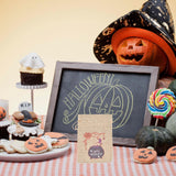 Maxbell Halloween Burlap Gift Bags with Drawstring for Wedding Birthday Thanksgiving Style M