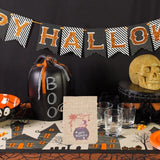 Maxbell Halloween Burlap Gift Bags with Drawstring for Wedding Birthday Thanksgiving Style M