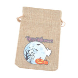 Maxbell Halloween Burlap Gift Bags with Drawstring for Wedding Birthday Thanksgiving Style N