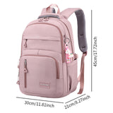 Maxbell Children Backpack Fashion Cute with Zipper Closure Adjustable Shoulder Strap Pink
