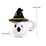 Maxbell Coffee Mug Decoration Tabletop Ornament Ceramic Mug for Tea Coffee Fall Gift White