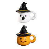 Maxbell Coffee Mug Decoration Tabletop Ornament Ceramic Mug for Tea Coffee Fall Gift White