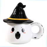 Maxbell Coffee Mug Decoration Tabletop Ornament Ceramic Mug for Tea Coffee Fall Gift White