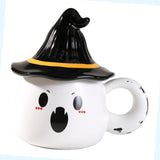 Maxbell Coffee Mug Decoration Tabletop Ornament Ceramic Mug for Tea Coffee Fall Gift White