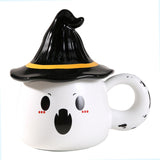 Maxbell Coffee Mug Decoration Tabletop Ornament Ceramic Mug for Tea Coffee Fall Gift White