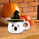 Maxbell Coffee Mug Decoration Tabletop Ornament Ceramic Mug for Tea Coffee Fall Gift White