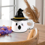Maxbell Coffee Mug Decoration Tabletop Ornament Ceramic Mug for Tea Coffee Fall Gift White