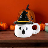 Maxbell Coffee Mug Decoration Tabletop Ornament Ceramic Mug for Tea Coffee Fall Gift White