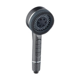 Maxbell High Pressure Showerhead with on/Off Switch for Hotel for Low Water Pressure Gray