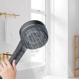 Maxbell High Pressure Showerhead with on/Off Switch for Hotel for Low Water Pressure Gray