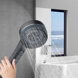 Maxbell High Pressure Showerhead with on/Off Switch for Hotel for Low Water Pressure Gray