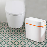 Maxbell Bathroom Trash Can with Lid Narrow Trash Bin for Kitchen Home Office Bedroom