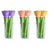 Maxbell 5Pcs Bag Clips for Bread Bags, Snack Bags and Food Bags Food Storage Package Pink Rose
