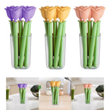 Maxbell 5Pcs Bag Clips for Bread Bags, Snack Bags and Food Bags Food Storage Package Pink Rose