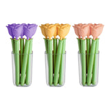 Maxbell 5Pcs Bag Clips for Bread Bags, Snack Bags and Food Bags Food Storage Package Pink Rose