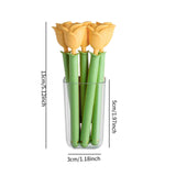 Maxbell 5Pcs Bag Clips for Bread Bags, Snack Bags and Food Bags Food Storage Package Yellow Rose