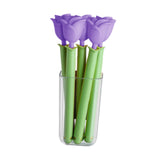 Maxbell 5Pcs Bag Clips for Bread Bags, Snack Bags and Food Bags Food Storage Package Purple Rose