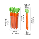 Maxbell 5Pcs Food Sealing Clips Food Sealer Clamp for Food Storage Bread Bags Office