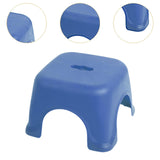 Maxbell Footstool Step Stool Decorative Foot Rest Stool for Doorway Bedside Entryway Blue 22cmx22cmx14cm