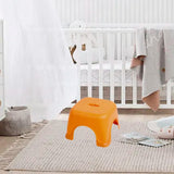 Maxbell Footstool Step Stool Decorative Foot Rest Stool for Doorway Bedside Entryway Yellow27cmx27cmx21cm