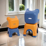 Maxbell Footstool Step Stool Decorative Foot Rest Stool for Doorway Bedside Entryway Yellow27cmx27cmx21cm