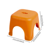 Maxbell Footstool Step Stool Decorative Foot Rest Stool for Doorway Bedside Entryway Yellow27cmx27cmx21cm