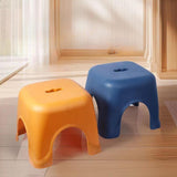 Maxbell Footstool Step Stool Decorative Foot Rest Stool for Doorway Bedside Entryway Yellow27cmx27cmx21cm