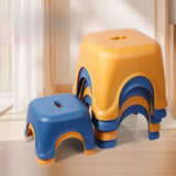 Maxbell Footstool Step Stool Decorative Foot Rest Stool for Doorway Bedside Entryway Yellow27cmx27cmx21cm