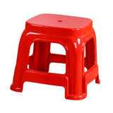 Maxbell Foot Stool Portable Simple Bath Stool Step Stool for Laundry Bedside Fishing Red