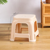 Maxbell Foot Stool Portable Simple Bath Stool Step Stool for Laundry Bedside Fishing Khaki