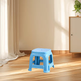 Maxbell Foot Stool Portable Simple Bath Stool Step Stool for Laundry Bedside Fishing Blue