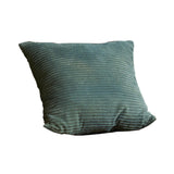 Maxbell Corduroy Pillow Cover Zipper Square Cushion Cover for Living Room Hotel Sofa Dark Green